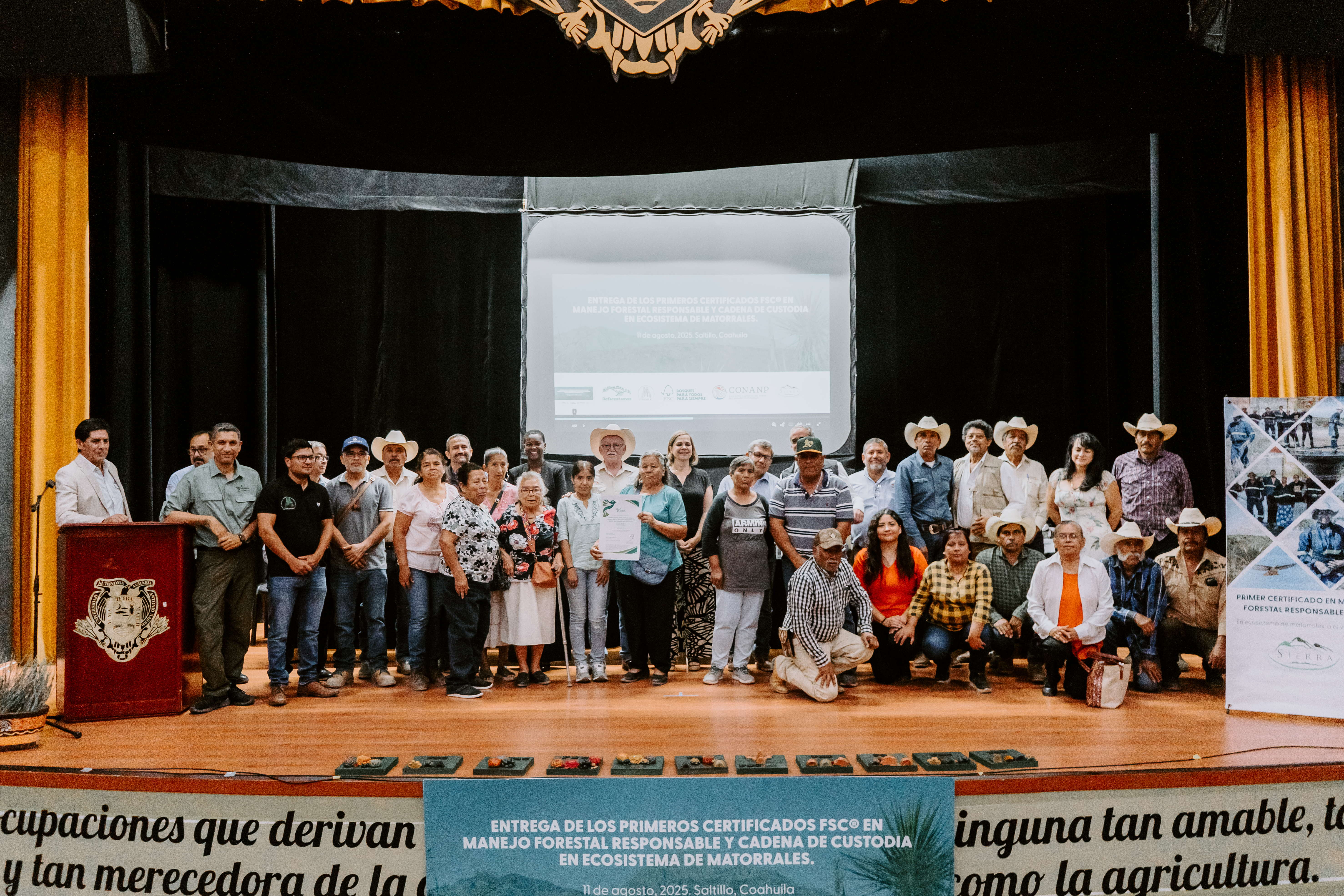 Mexico candelilla wax certification ceremony