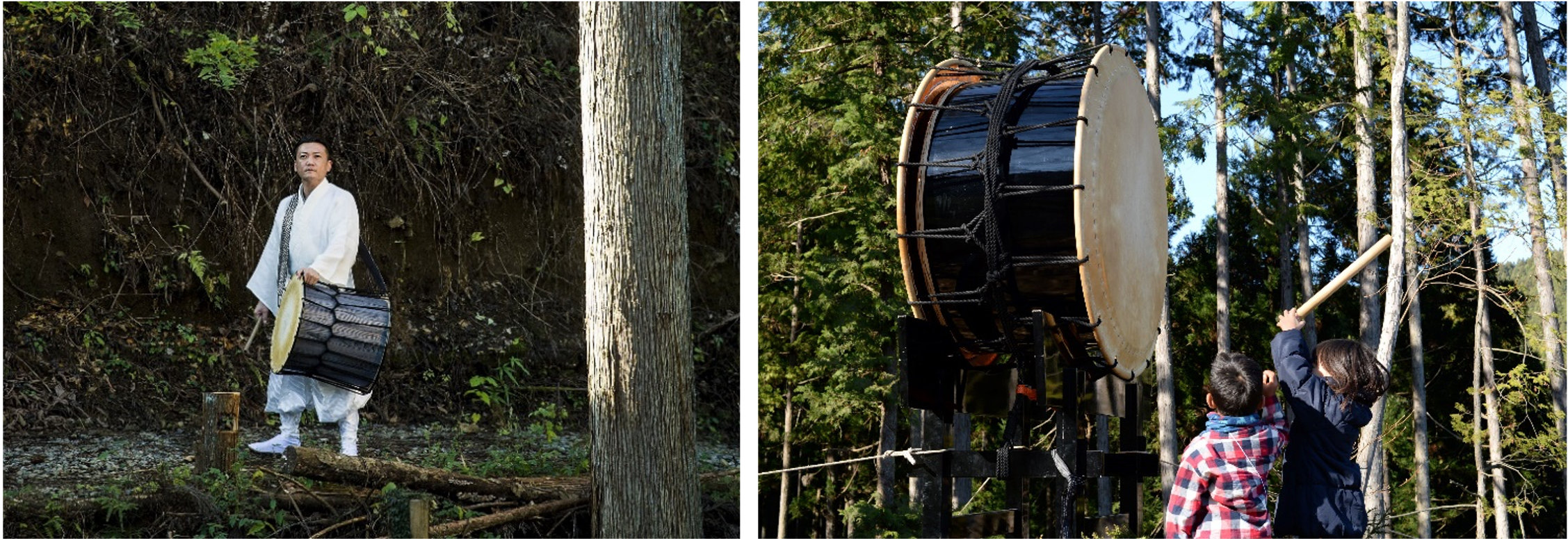 宮本卯之助商店、東京チェンソーズが FSC認証和太鼓の演奏会を東京都