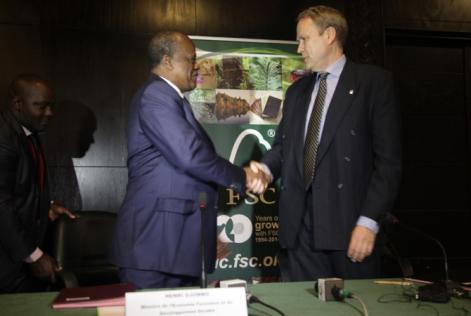 Kim Carstensen and Henri Djombo Congo Basin