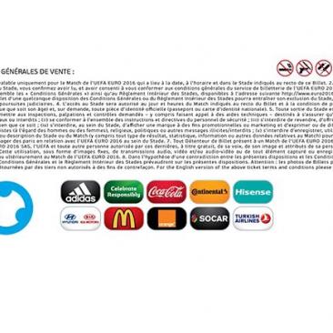 UEFA EURO 2016のチケットにFSCラベル
